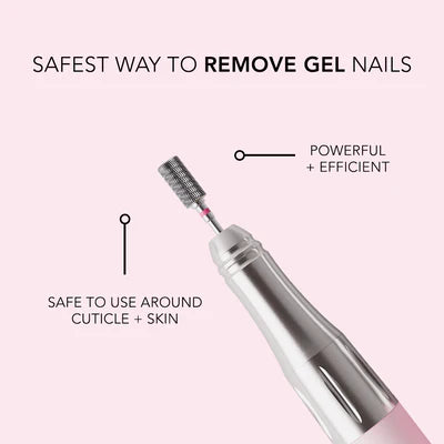 YN NAIL SCHOOL - SAFE GEL POLISH REMOVAL WITH AN E-FILE - YouTube