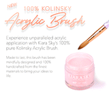 Kiara Sky Acrylic Nail Brush #18