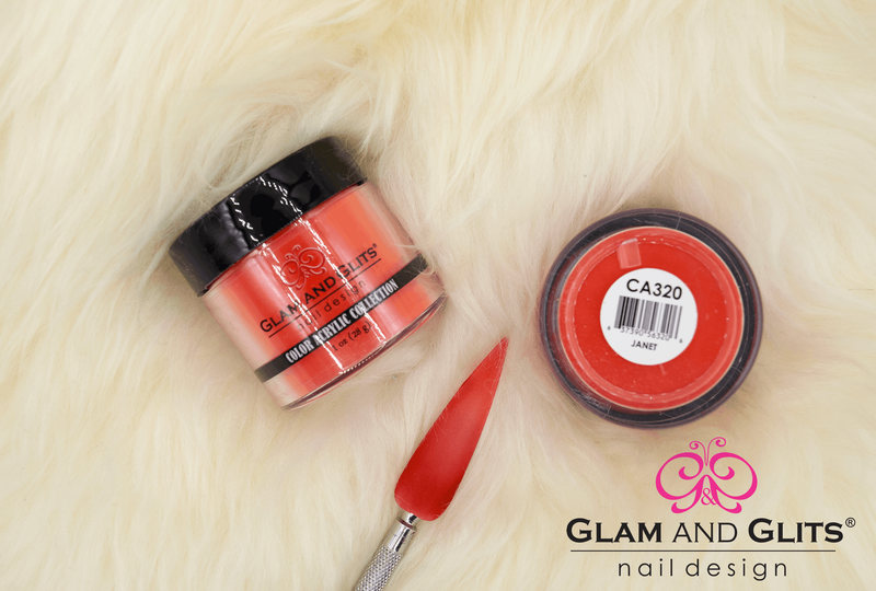 Glam and Glits Color Acrylic Nail Powder - CAC320 JANET CAC320 