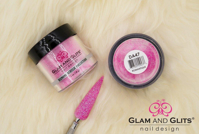 Glam and Glits Diamond Acrylic Nail Color Powder - DAC47 ROMANTIQUE DAC47 