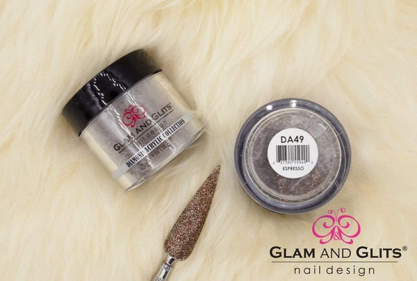 Glam and Glits Diamond Acrylic Nail Color Powder - DAC49 ESPRESSO DAC49 