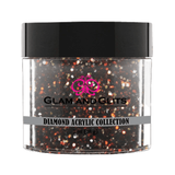 Glam and Glits Diamond Acrylic Nail Color Powder - DAC49 ESPRESSO DAC49 
