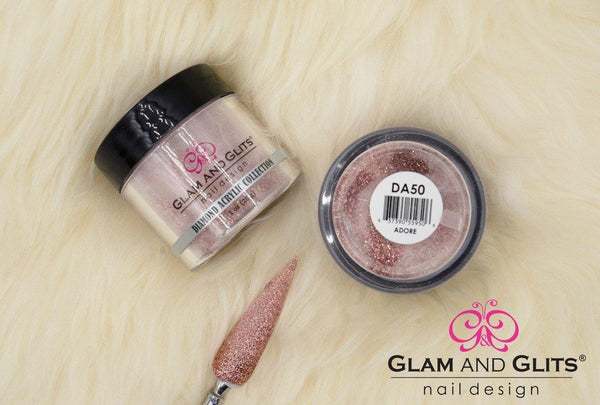 Glam and Glits Diamond Acrylic Nail Color Powder - DAC50 ADORE DAC50 