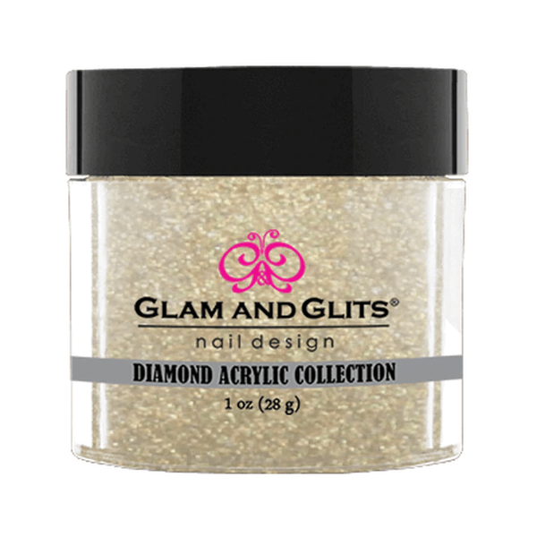 Glam and Glits Diamond Acrylic Nail Color Powder - DAC90 WHITE GLAZE DAC90 