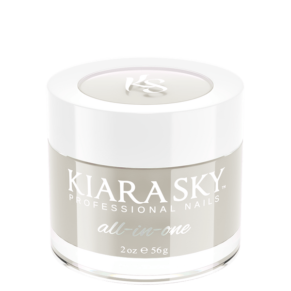 Kiara Sky All In One Acrylic Nail Powder - D5019 CRAY GREY D5019 