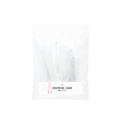 Kiara Sky C-Curve Refill Bag - Stiletto XXL Clear
