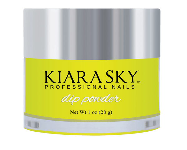 Kiara Sky Dip Glow Powder - DG112 ELECTRIC YELLOW DG112 