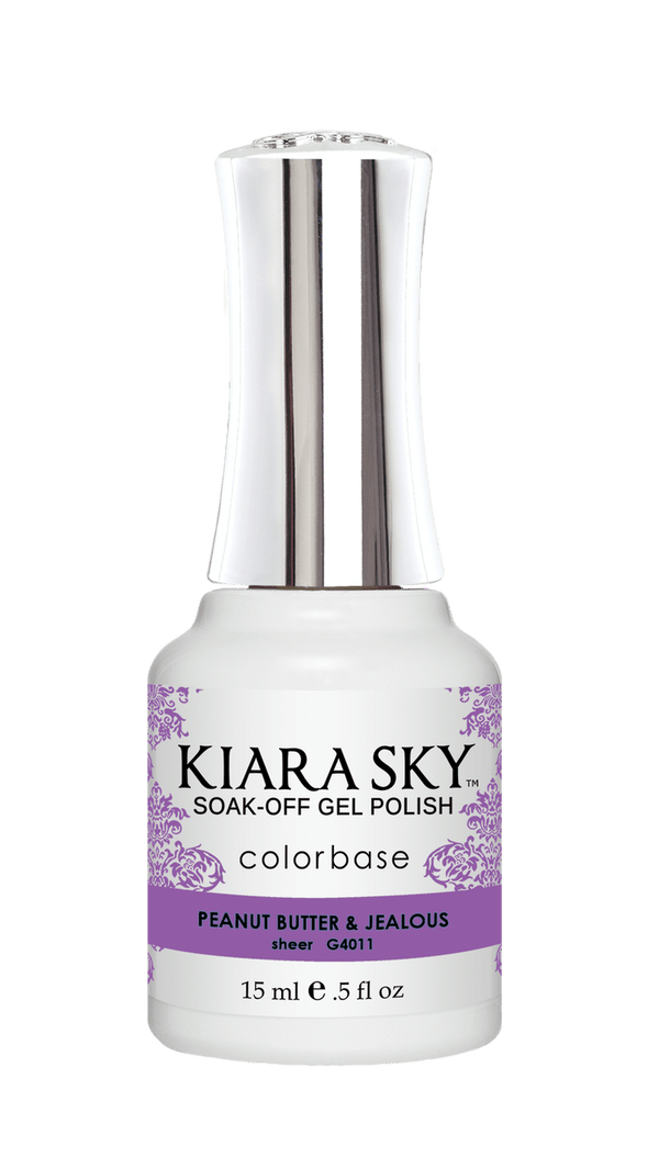 Kiara Sky Gel Nail Polish - G4011 PEANUT BUTTER & JEALOUS G4011 