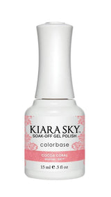 Kiara Sky Gel Nail Polish - G419 COCOA CORAL G419 
