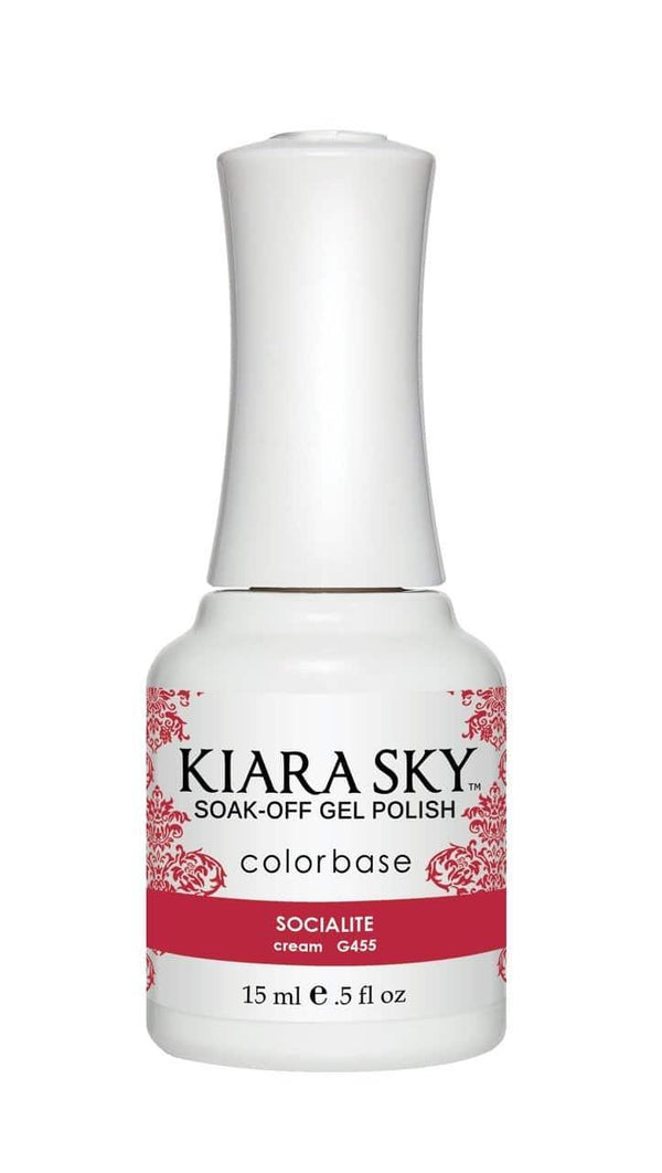 Kiara Sky Gel Nail Polish - G455 SOCIALITE G455 