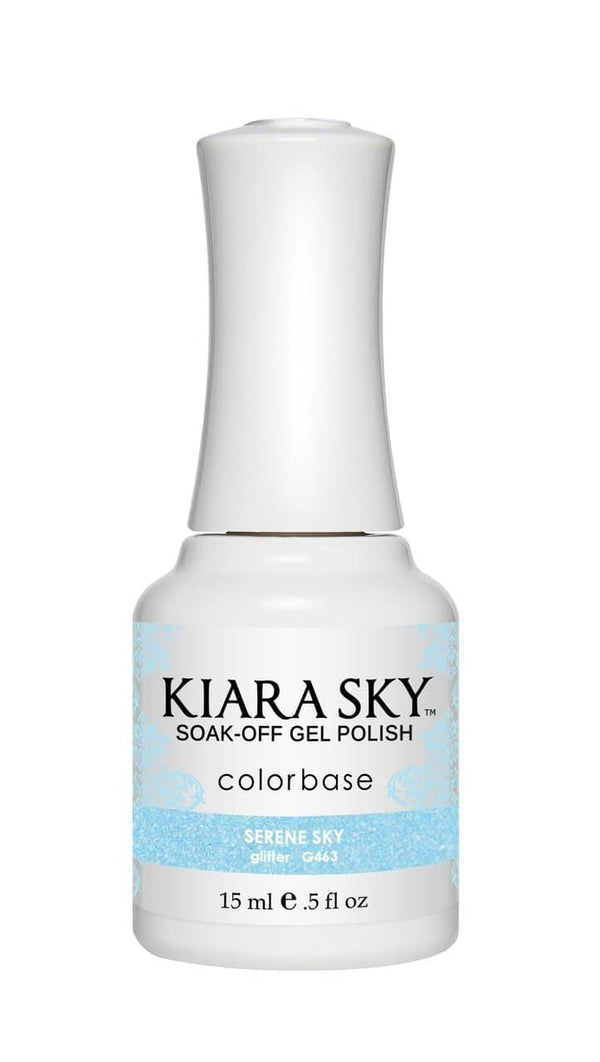 Kiara Sky Gel Nail Polish - G463 SERENE SKY G463 