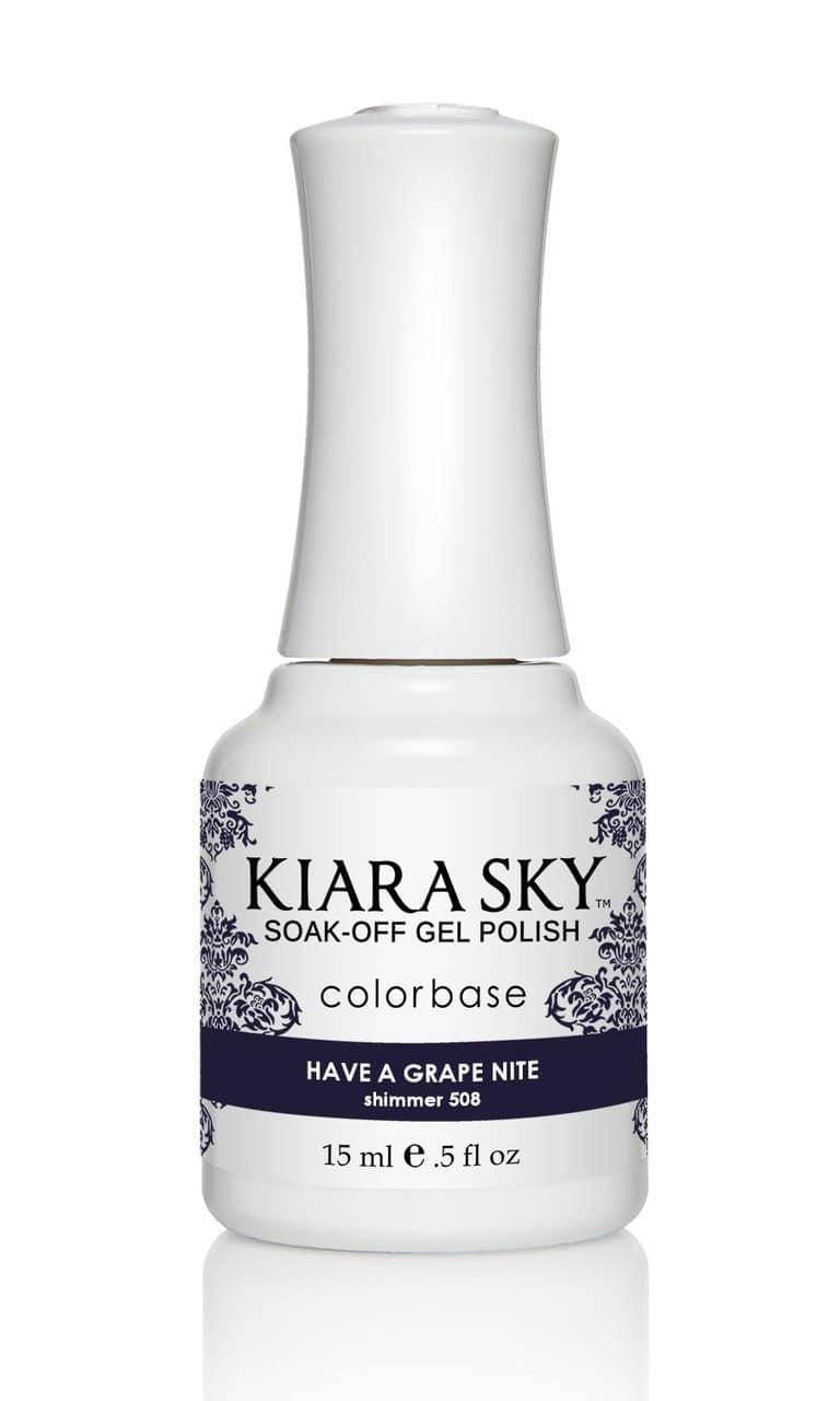 Kiara Sky Gel Nail Polish - G508 HAVE A GRAPE NITE G508 