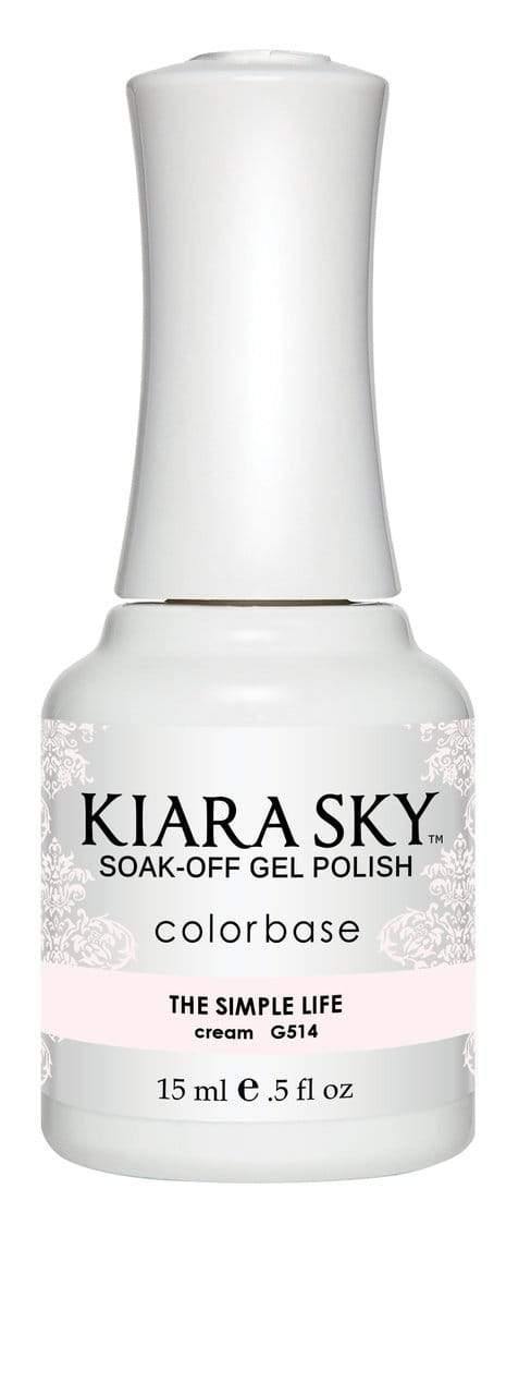 Kiara Sky Gel Nail Polish - G514 THE SIMPLE LIFE G514 