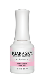 Kiara Sky Gel Nail Polish - G537 COTTON KISSES G537 