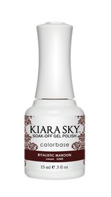 Kiara Sky Gel Nail Polish - G545 RIYALISTIC MAROON G545 