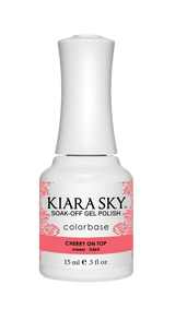 Kiara Sky Gel Nail Polish - G563 CHERRY ON TOP G563 