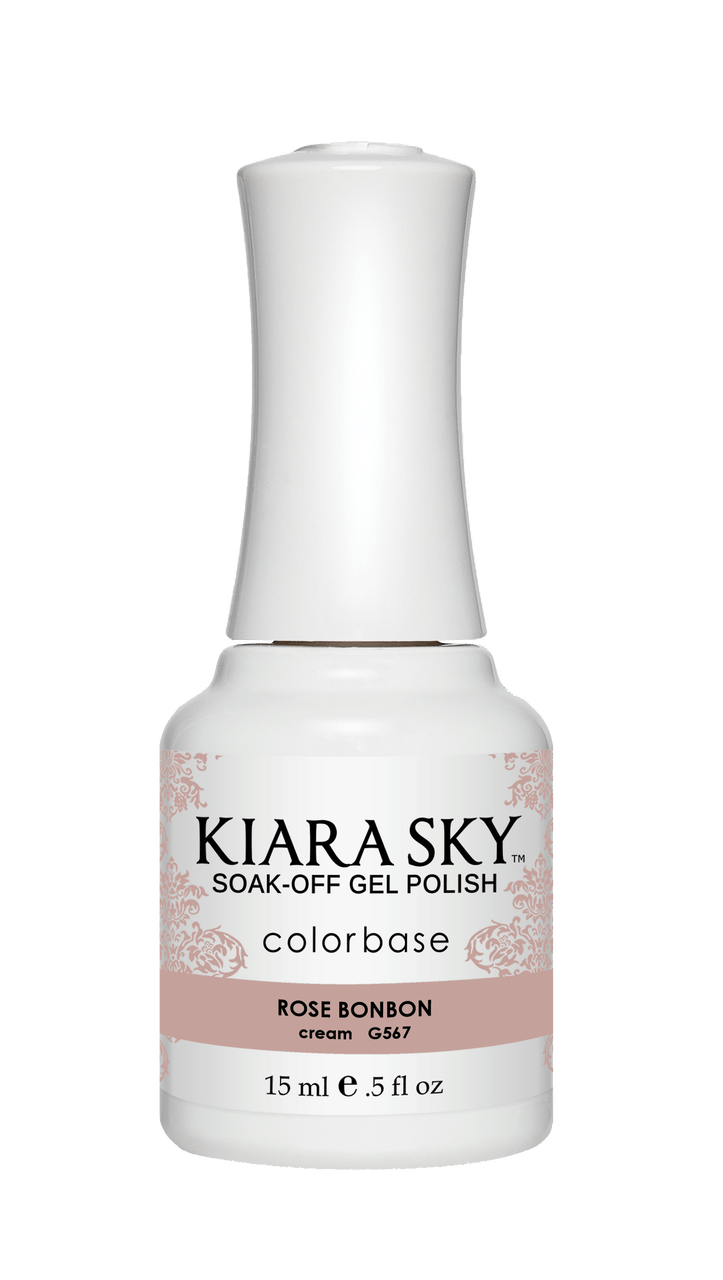 Kiara Sky Gel Nail Polish - G567 ROSE BON BON G567 