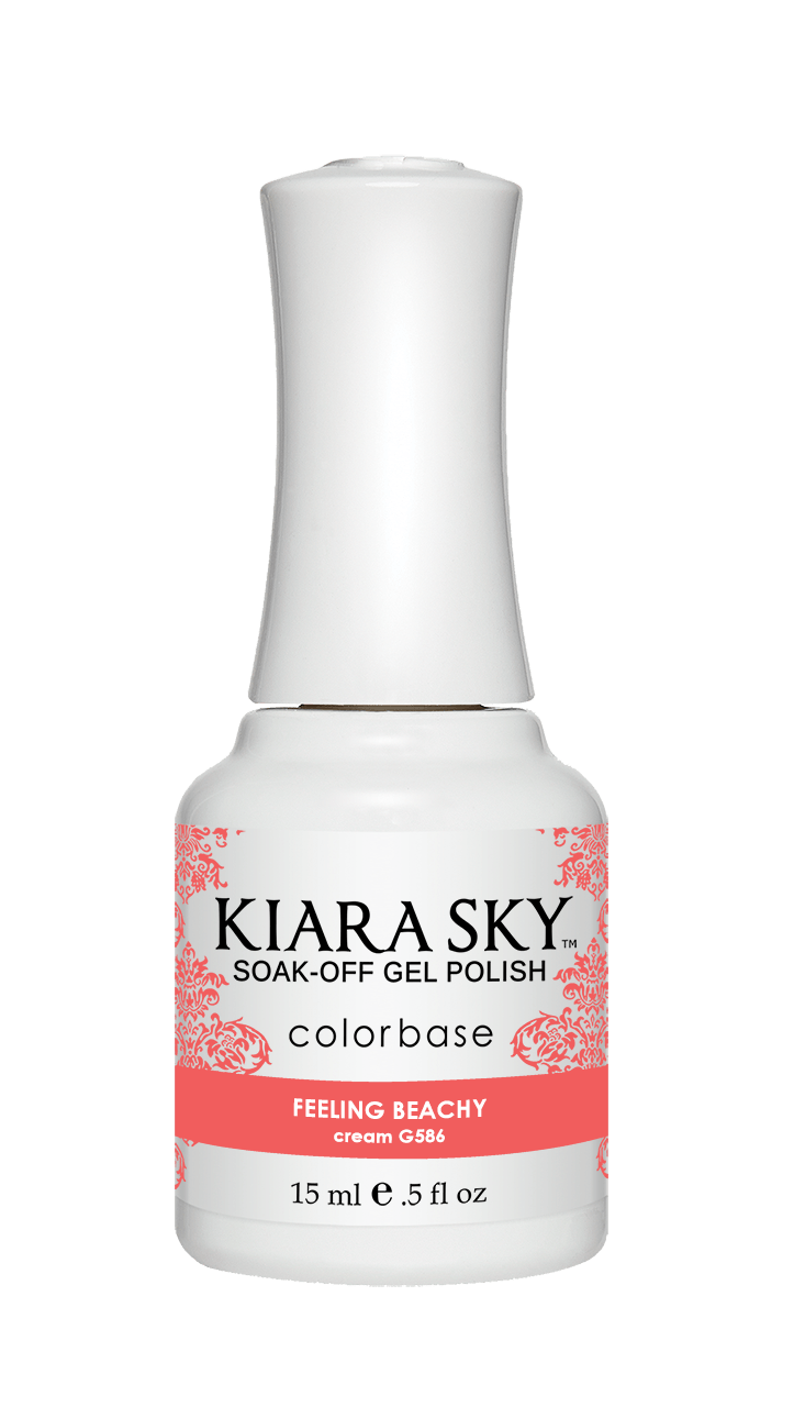 Kiara Sky Gel Nail Polish - G586 FEELING BEACHY G586 