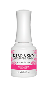 Kiara Sky Gel Nail Polish - G626 PINK PASSPORT G626 