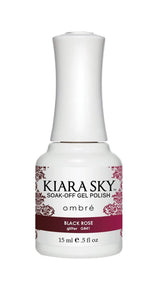 Kiara Sky Gel Nail Polish - G841 BLACK ROSE G841 