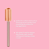 Kiara Sky Nail Drill Bit - Large Smooth Top Medium Bit (Rose Gold) BIT17RG 