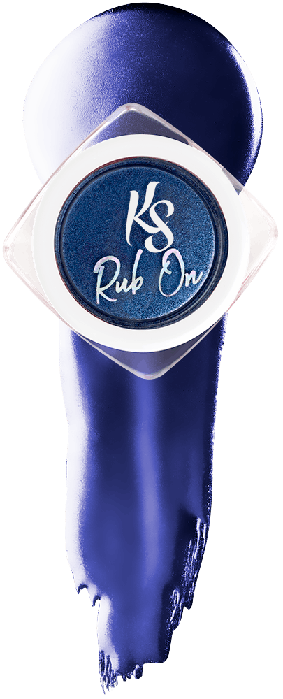 Kiara Sky Rub On Color Powder - Chrome - BLUE-TALLICA KSROBT 