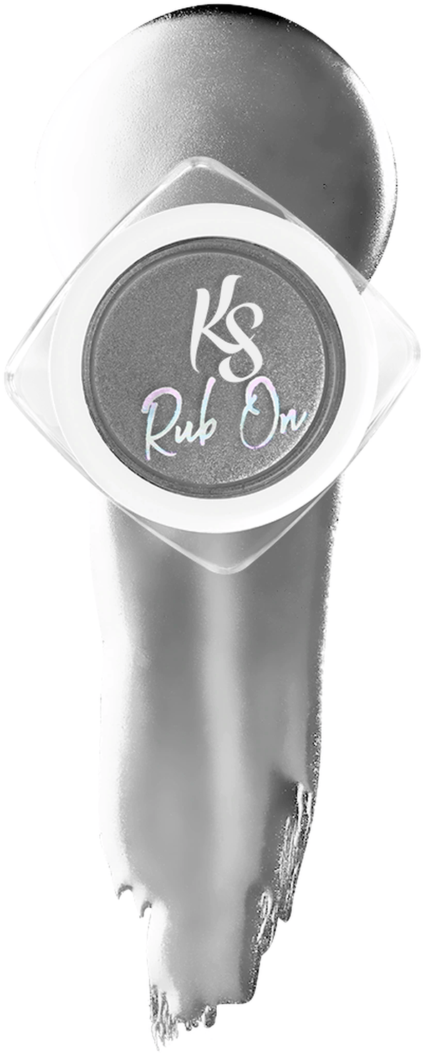 Kiara Sky Rub On Color Powder - Chrome - SILVER LINING KSROSL 